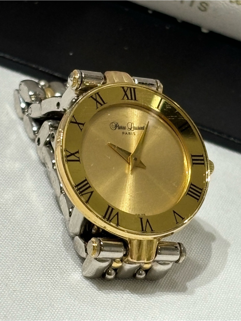 Pierre Laurent Paris Gold & Silver Roman Numeral Watch